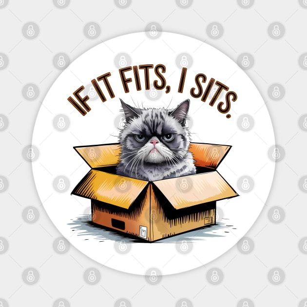 Purrrfect friends cats are family Magnet by Steve